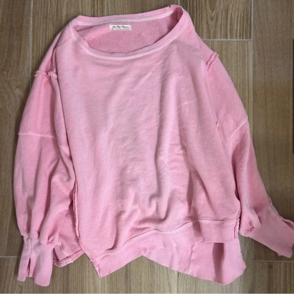 Free People Camden sweatshirt Pink Large